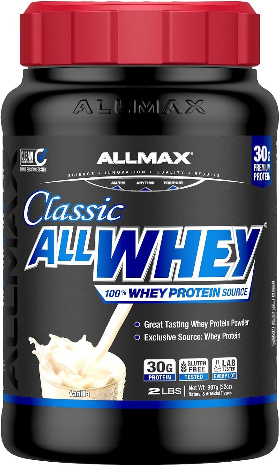 ALLMAX AllWhey Classic Whey Protein Powder, Chocolate, 5 lb