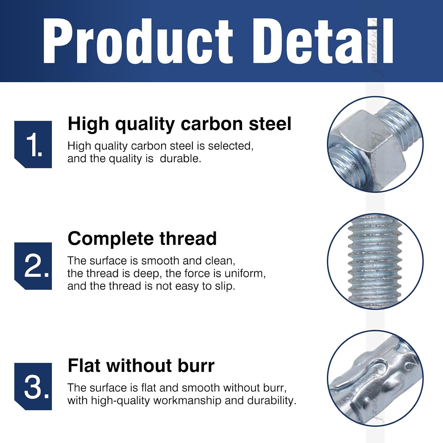 3/8 Concrete Anchors, Concrete Wall Anchors, Metal Wedge Bolts