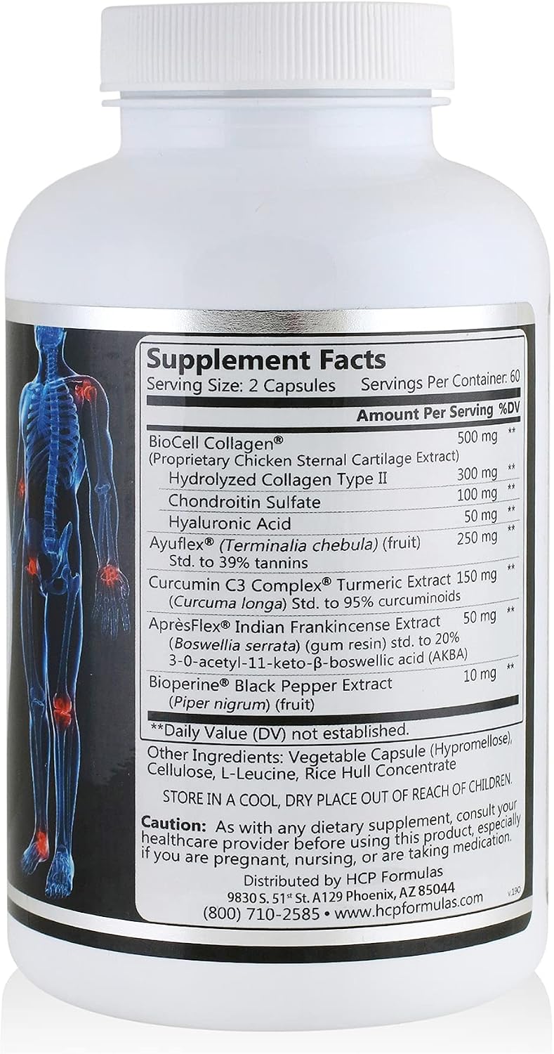 Synovera - Joint Support Complex with Turmeric Extract & Collagen - Mobility & Flexibility - Healthy Joints, Tendon, Ligament
