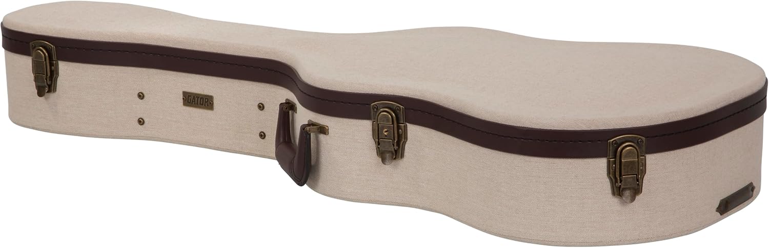 Gator Cases Journeyman Series Deluxe Wood Case for Resonator Style Acoustic Guitars (GW-JW RESO)