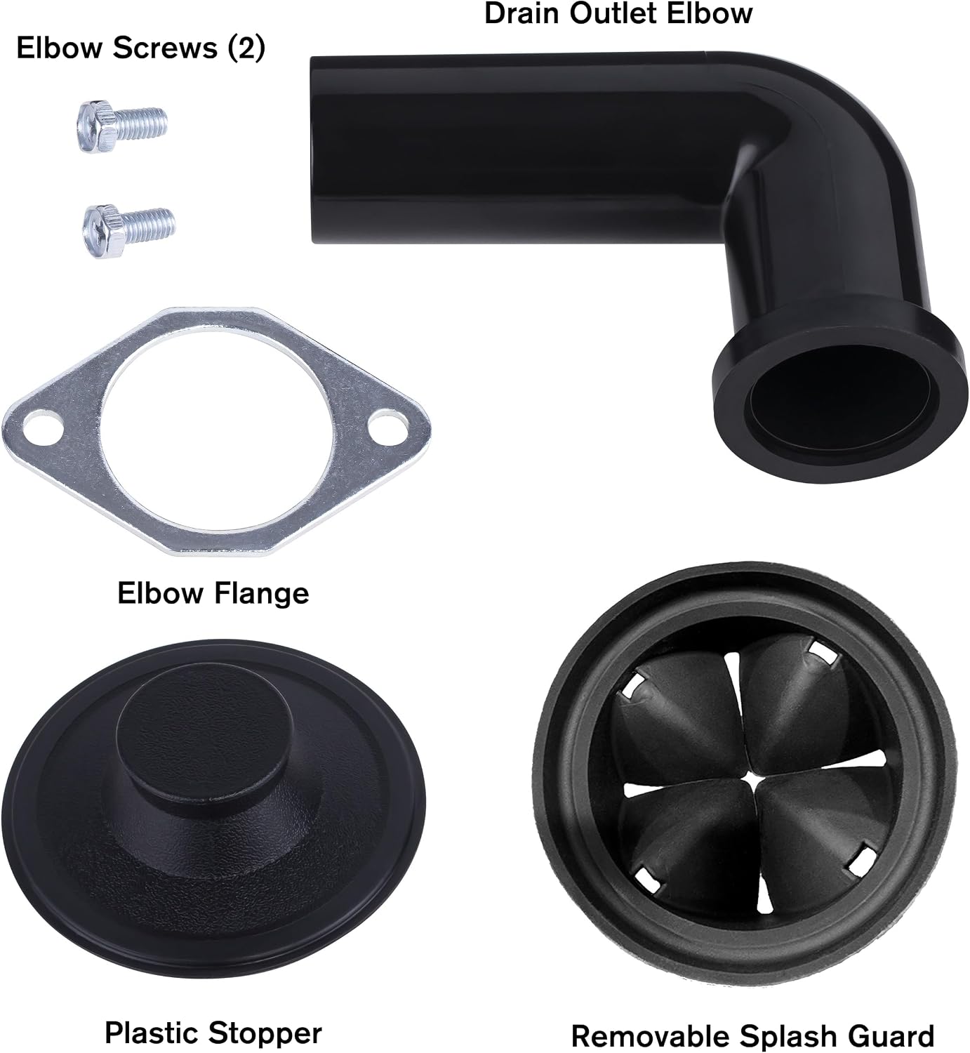 Eco Logic 1/3 HP Garbage Disposal, Universal 3-Bolt Mount, Power Cord