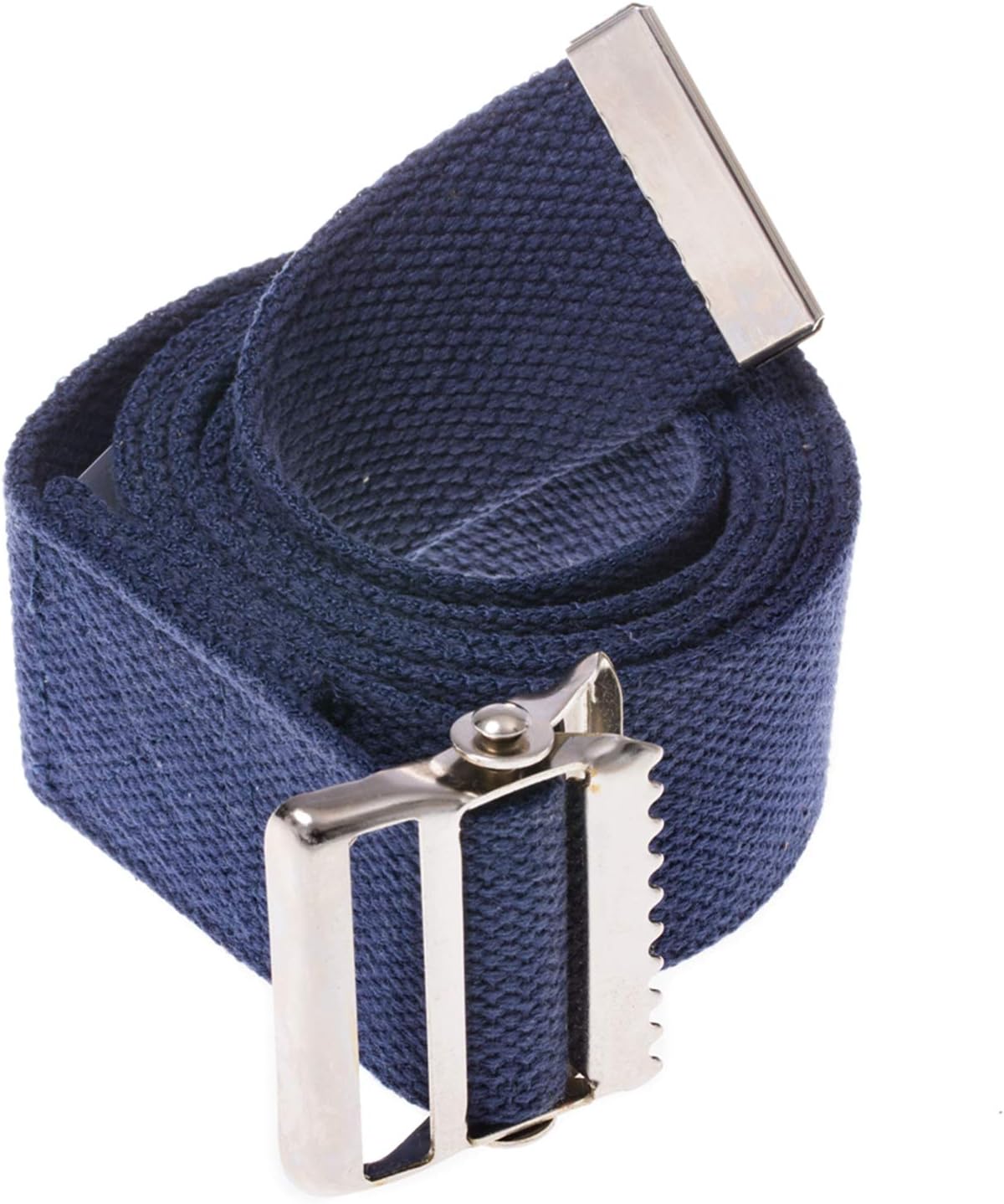 COW&COW Transfer and Gait Belt with Metal Buckle - Transfer Walking and Standing Assist Aid for Caregiver Nurse Therapist 2 inches (Beige with Stripes, 60")