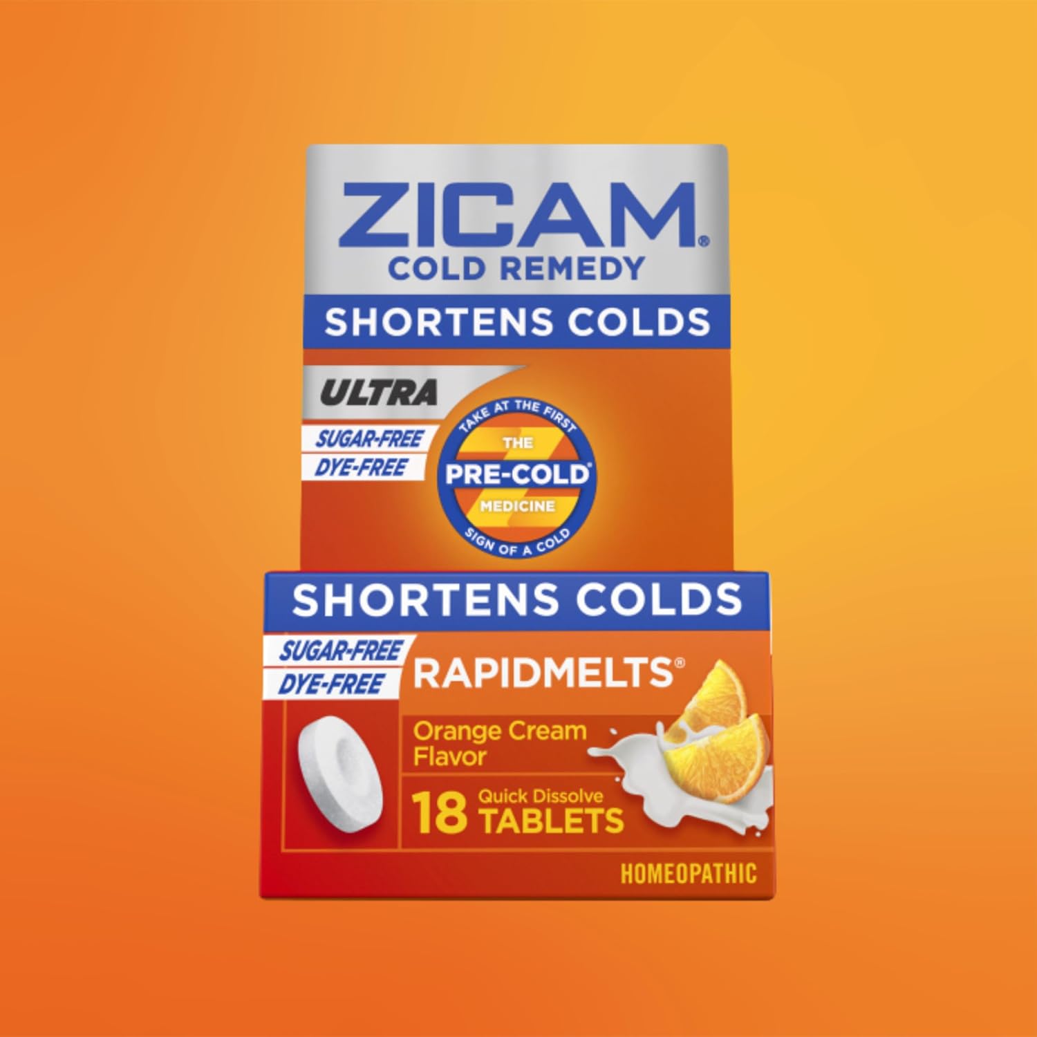 Zicam Cold Remedy RapidMelts, Citrus, 25 Count