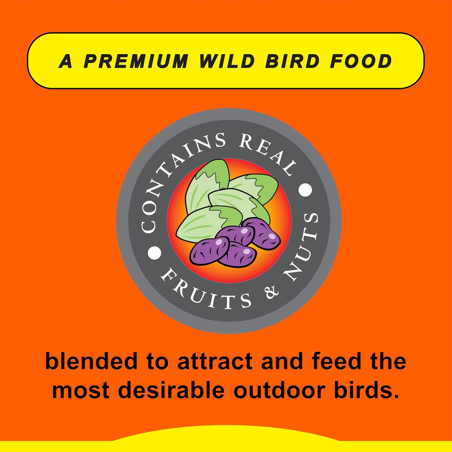 Wild Delight Deck, Porch N' Patio No Waste Bird Food, 5 lb, (374050)
