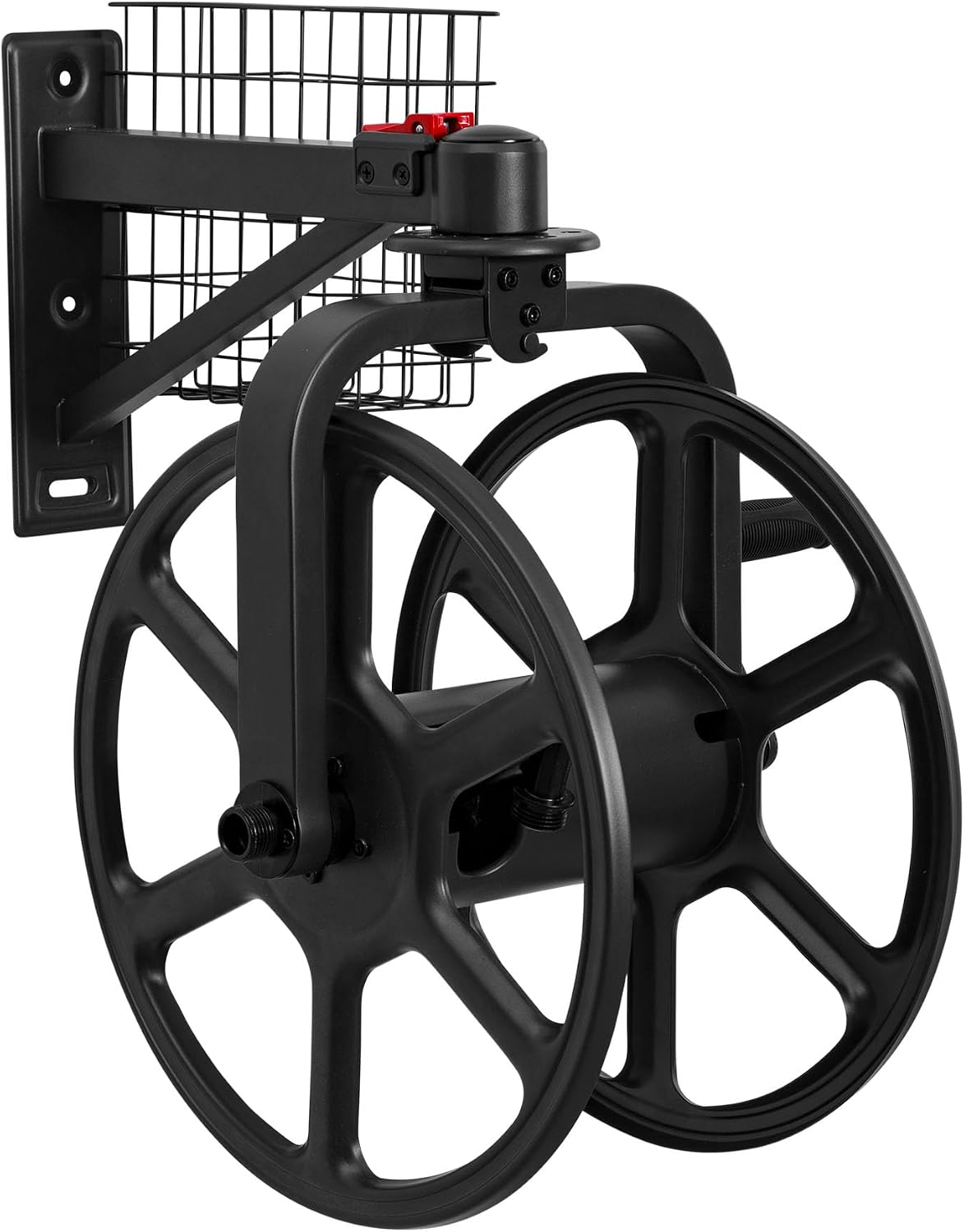 Liberty Garden 710 Navigator Rotating Garden Hose Reel, Holds 125-Feet of 5/8-Inch Hose - Bronze