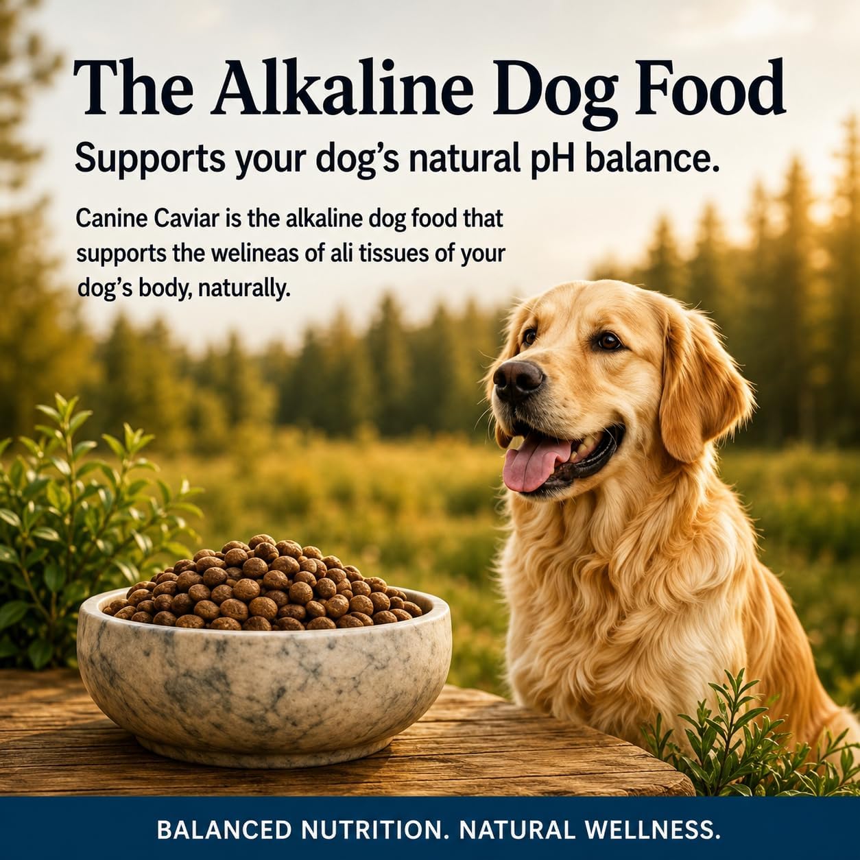 Canine Caviar - Open Range: Water Buffalo & Chickpea Alkaline Dry Dog Food, Limited Ingredients, Gluten-Free, Based on Science & Research, Veterinary Alternative Diet (22 Pound Bag)