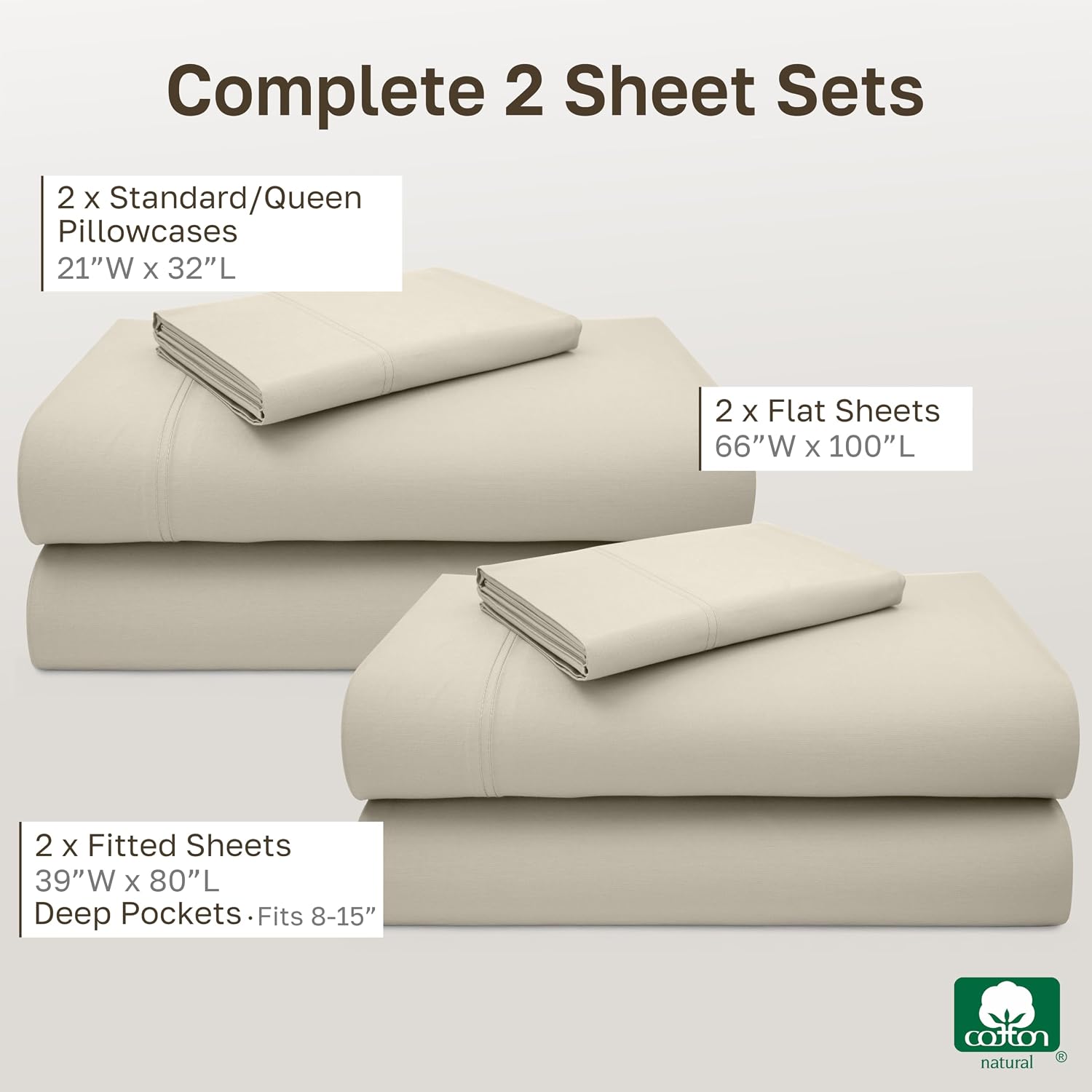 California Design Den Luxury 600 Thread Count Full Size Sheet Sets, Seafoam | 100% Cotton Sateen Backed by Good Housekeeping Seal, Soft & Smooth, 16" Deep Pocket, All-Around Elastic, Durable, Easy Care
