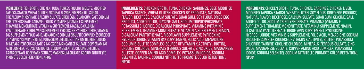 Meow Mix Tenders in Sauce, Wet Cat Food with Tuna & Whole Shrimp, 12 Cups