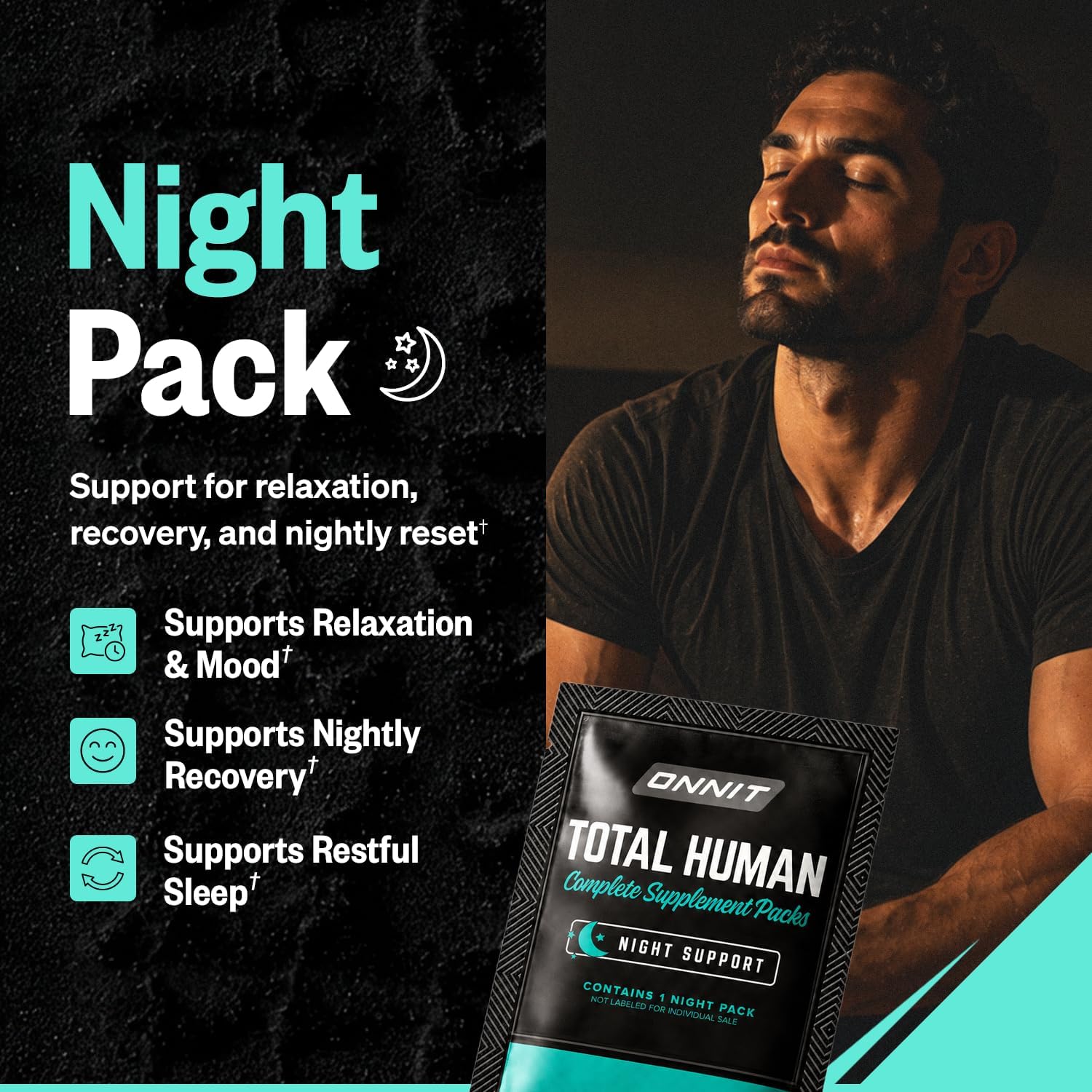 ONNIT Total Human Daily Multivitamin Packs for Men & Women, 30-Day Supply