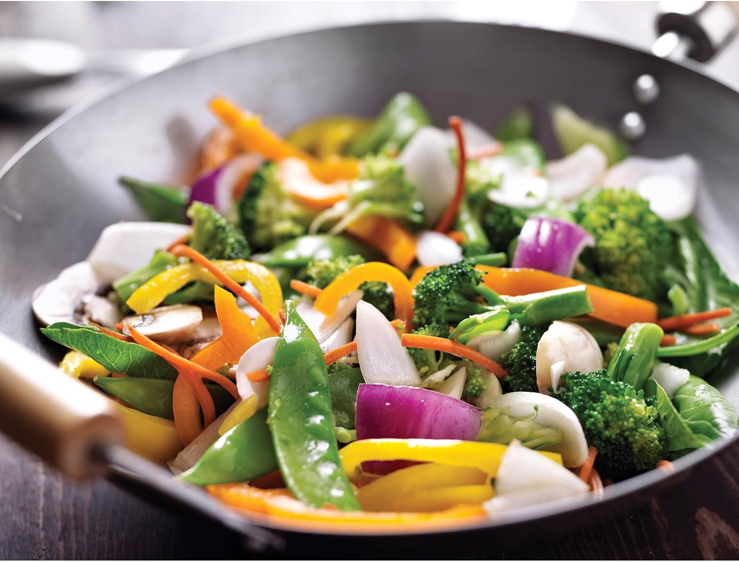 Helen's Asian Kitchen Xylan Non-Stick Wok, 12-Inch Flat Bottom Wok