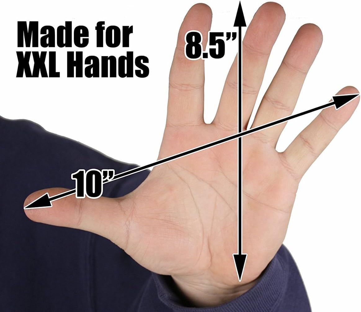 23.6" Rubber Sandblast Cabinet Gloves,Sandblasting Sand Blaster Gloves for Sandblaster Blast Abrasive Cabinet