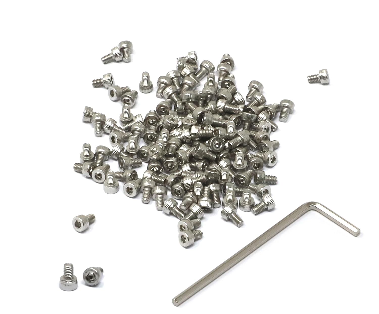 iexcell 20 Pcs M8 x 30/35/40/45/50 mm Stainless Steel 304 Hex Socket Head Cap Screws Bolts Assortment, Fully Threaded