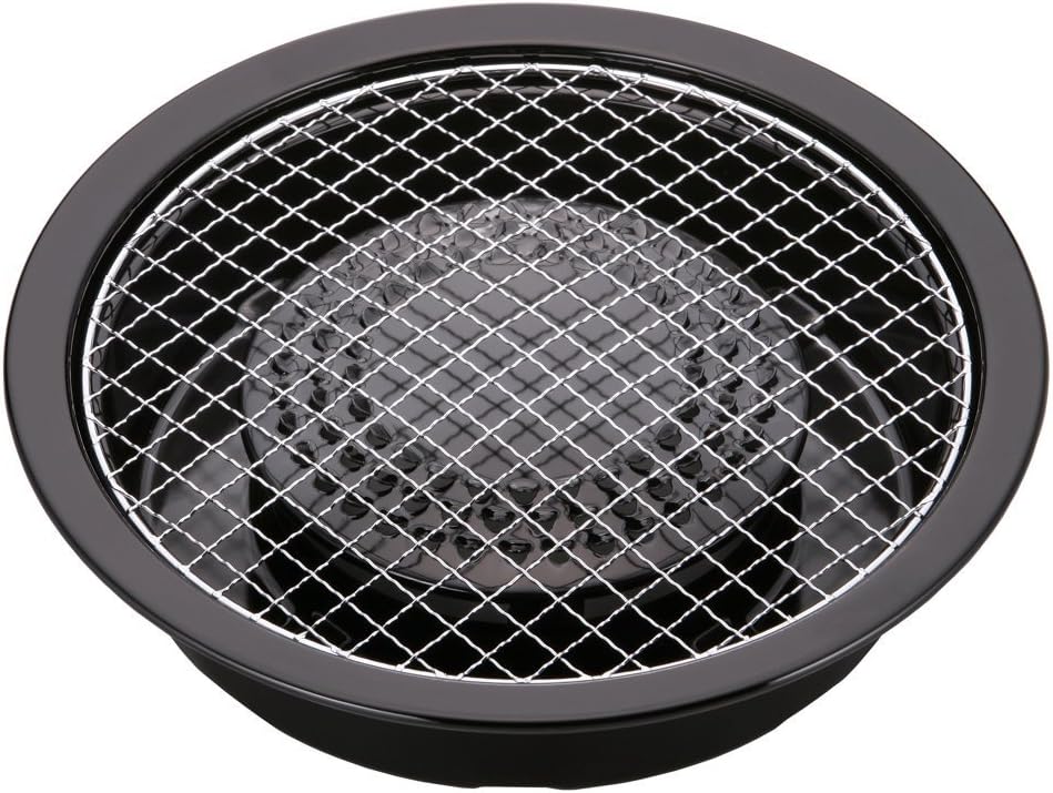 Iwatani Korean Cookware Aburi Stove Top Grill Pan, Black, (CB-P-AM3)