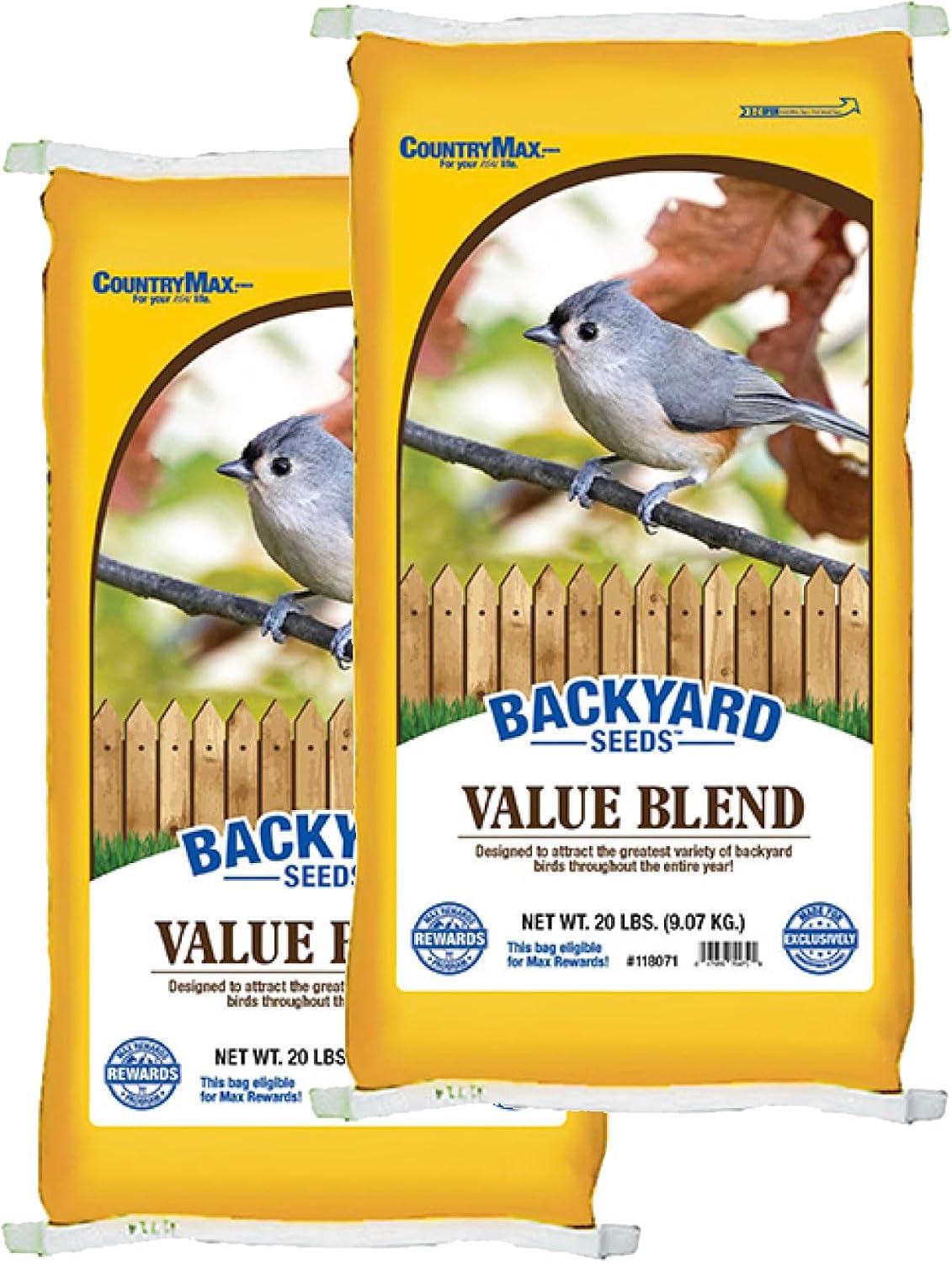 Backyard Seeds Woodpecker No-Waste Bird Seed Mix 5lbs - Premium Shelled Peanuts & Sunflower Chips, Small Bag of Wild Bird Food
