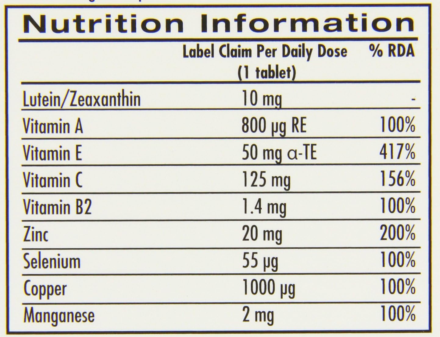 I-Caps Lutein and Zeaxanthin Dietary Supplement for Healthy Eyes 30 Tablets
