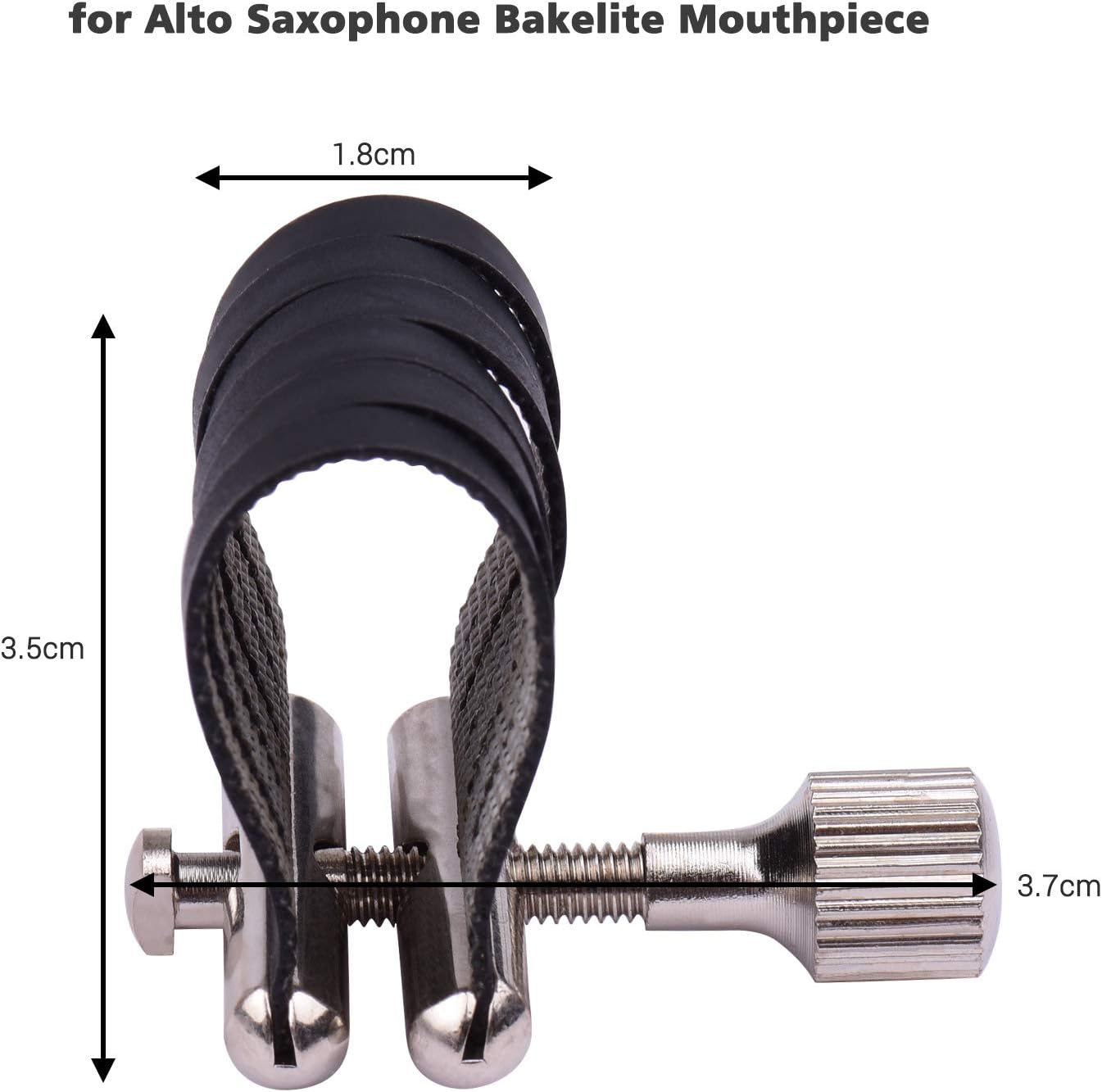 Saxophone Ligature Compact Durable Sax Ligature for Alto Saxophone Metal Mouthpiece