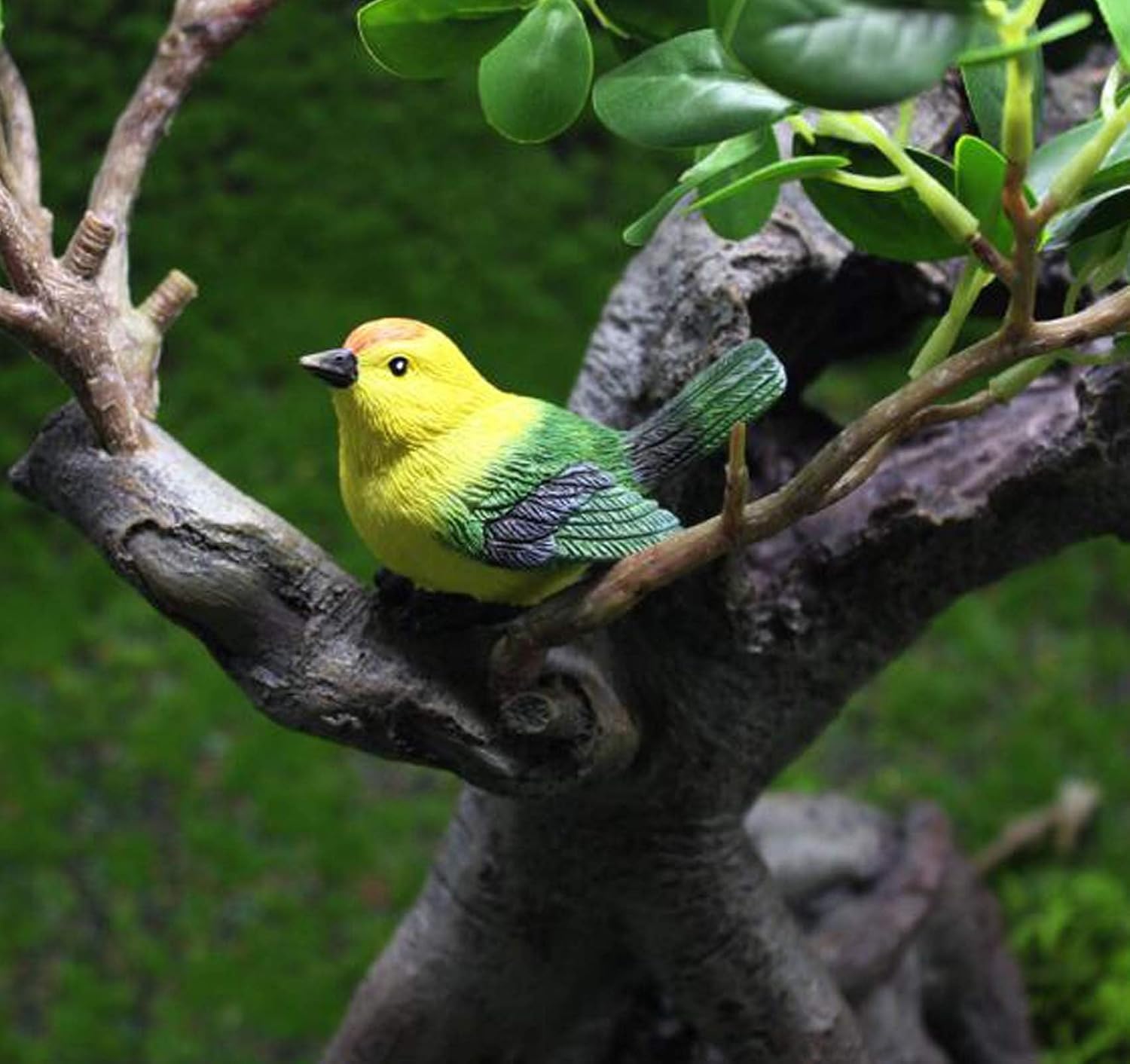 3 Pcs Miniature Bird Decorative Figurines Garden Statue Birds Figures Decor Mini Bird Figures Animal Cake Topper Flower Pots Plant Ornaments Fairy