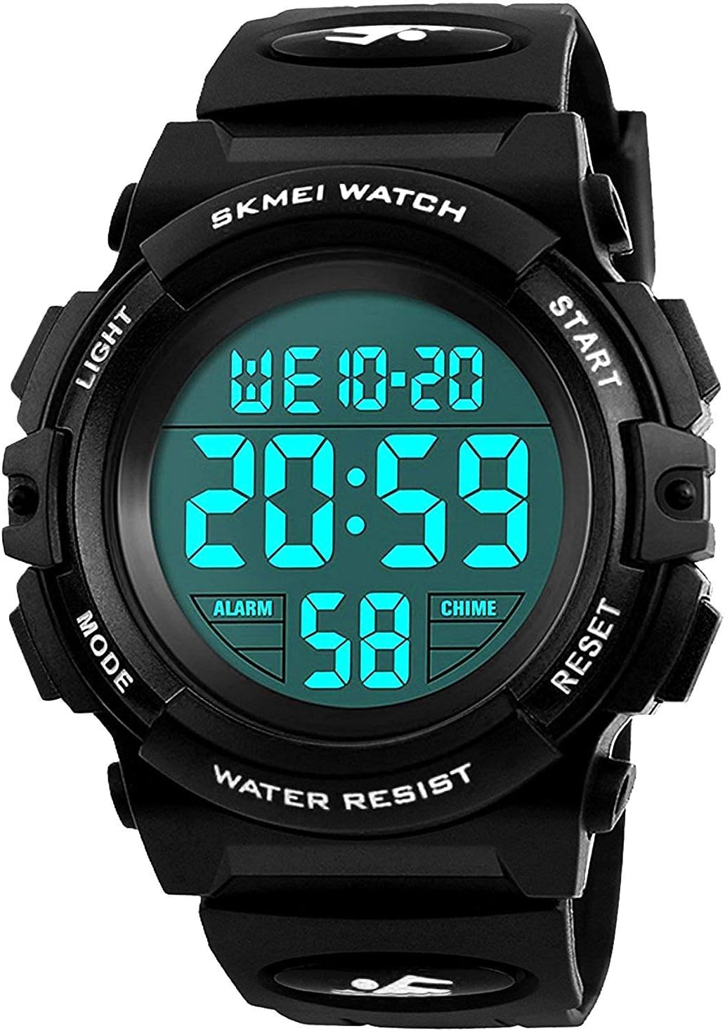 cofuo Kids Digital Watch for Boys Girls, Boys Watches Ages 3-17,Sport Outdoor Watch for Kid, 50M Waterproof Analog Multifunctional Chronograph LED Alarm Stopwatch Silicone Band, Kids Gift