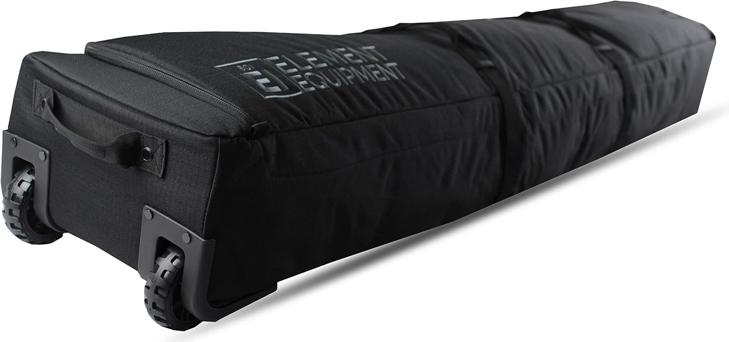 Element Equipment Wheeled Padded Ski Bag Ultimate Double - Premium High End Double Roller Travel Bag