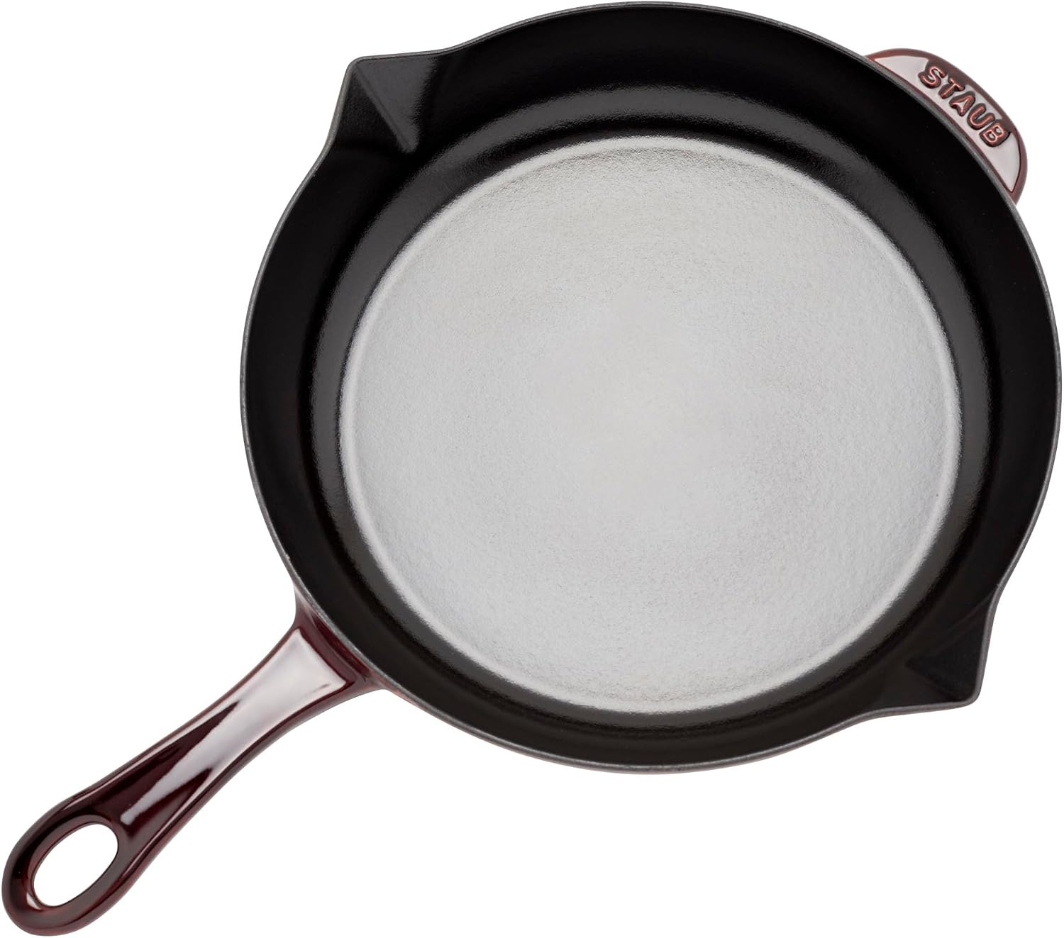 Staub Cast Iron 10-inch Fry Pan - Grenadine, Made in France