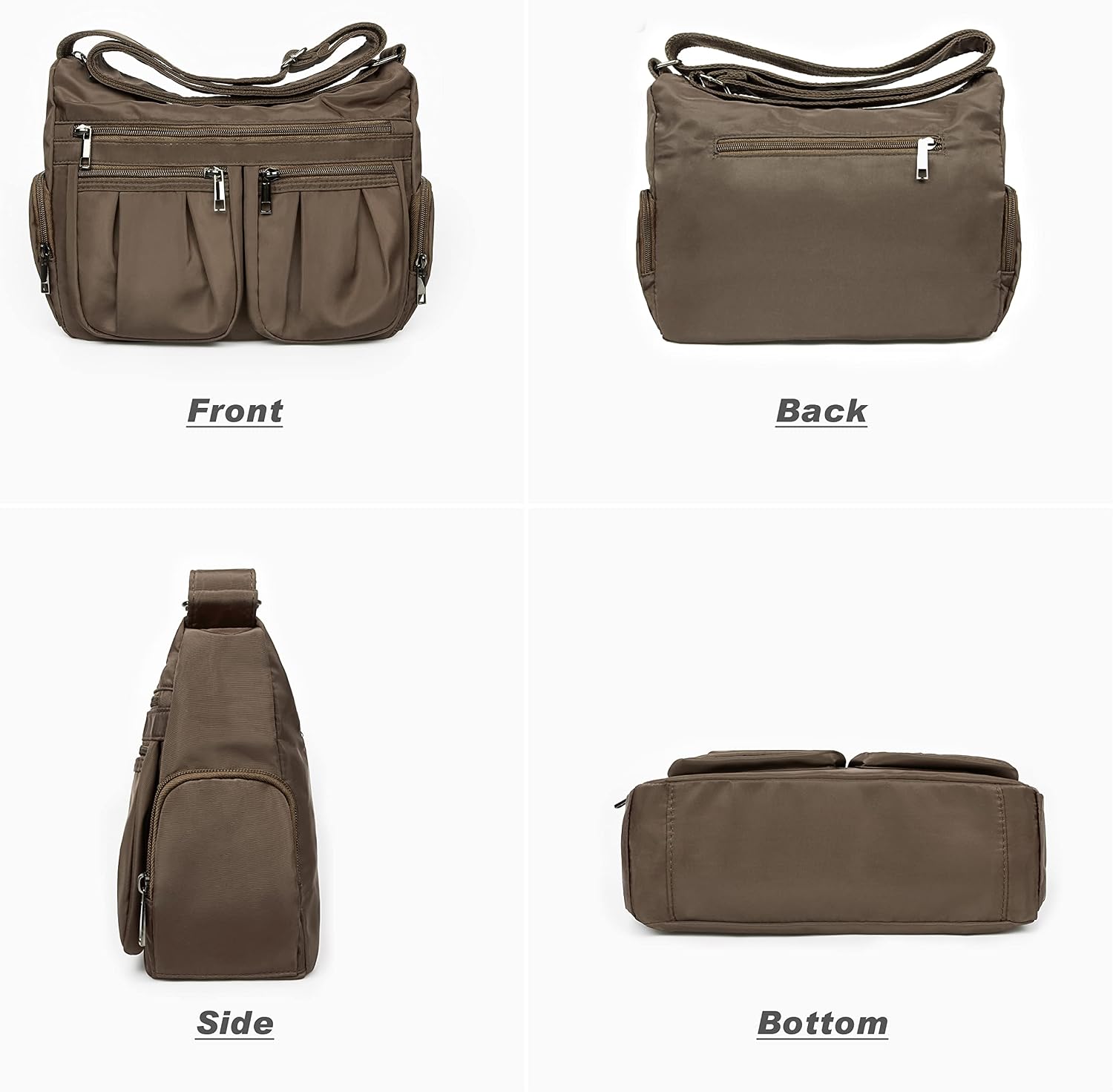 VOLGANIK ROCK Crossbody Purses for Women Shoulder Handbags Lightweight Waterproof Nylon Travel Bag Ladies Pocketbooks