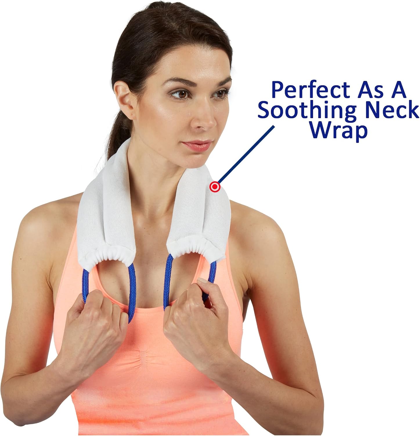 Carex Bed Buddy Heat Pad And Cooling Neck Wrap - Microwave Heating Pad For Sore Muscles - Cold Wrap Pack For Aches and Pain