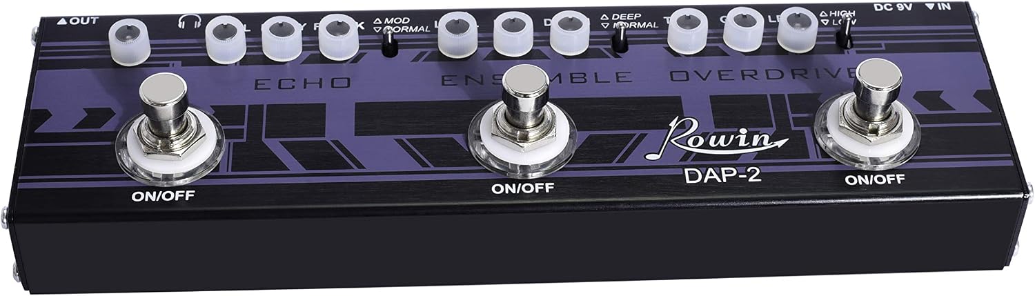 Vintage Vacuum Bluesy Guitar Effect Pedal,Electric Guitar Effect Sound Low Key Mild Clipping