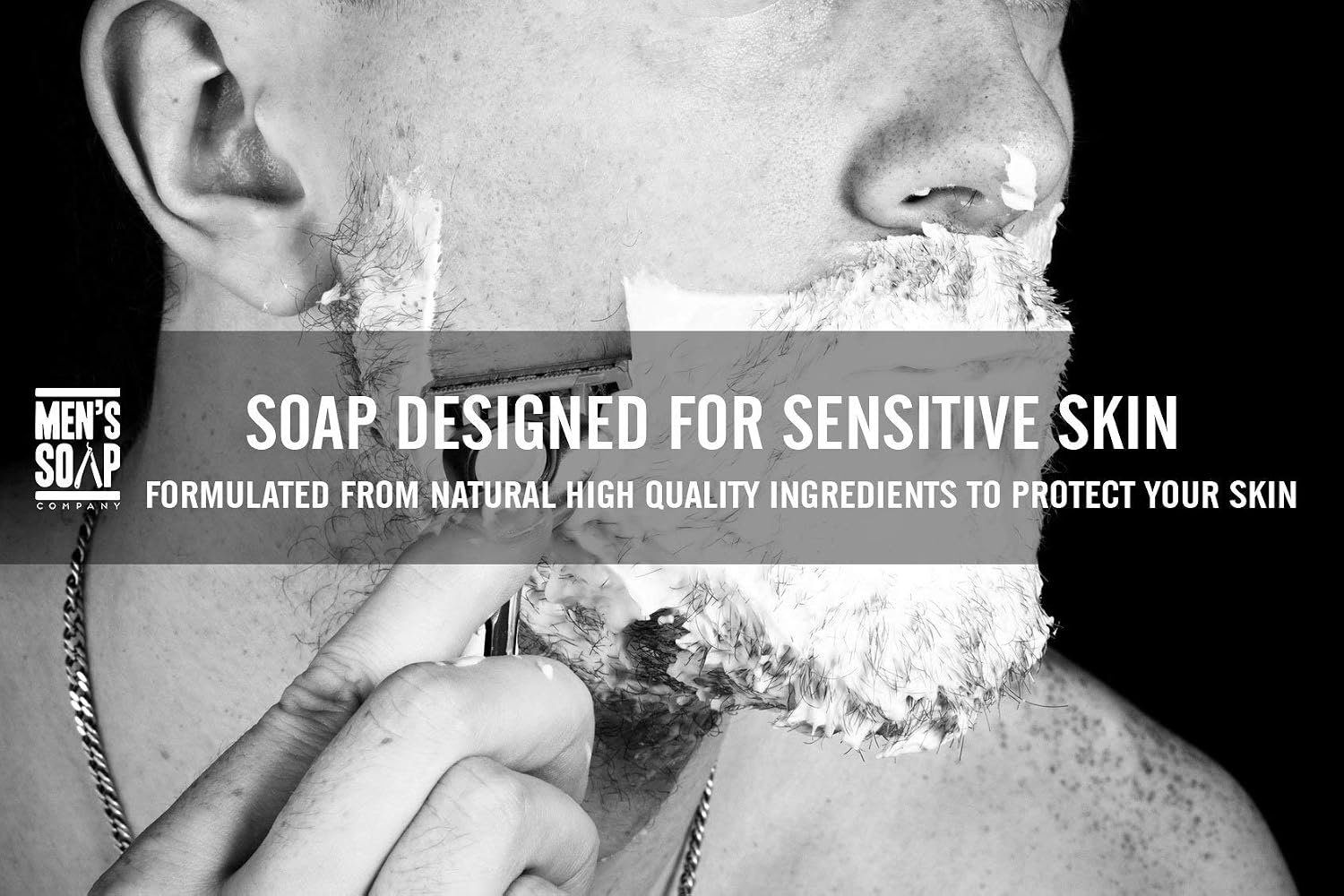 Men’s Soap Company Shaving Soap for Men and Women 4.0 oz Refill Puck Made with Natural Vegan Plant Ingredients. Shea Butter and Vitamin E Create Thick Shave Soap Lather for Skin Protection, Himalaya