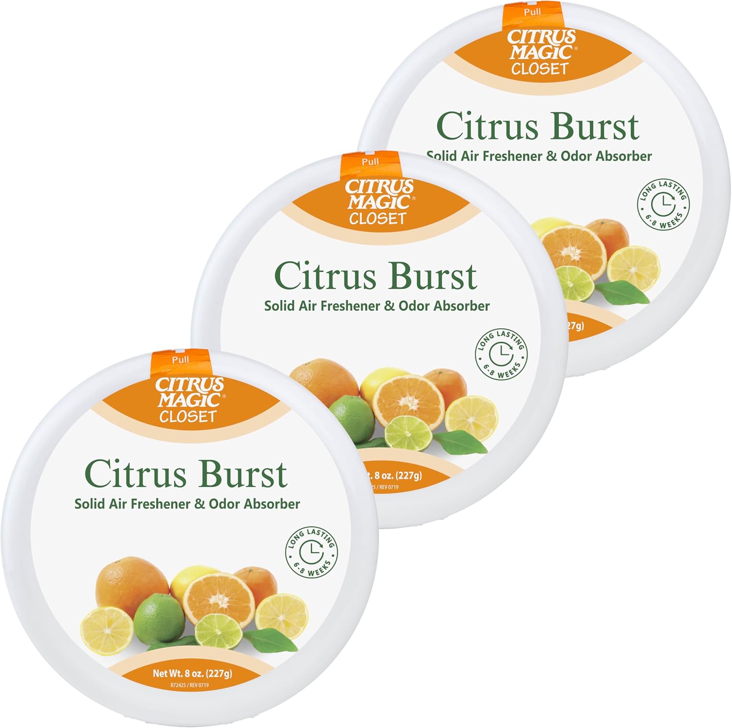 Citrus Magic Closet Solid Air Freshener, Cedar, 8 Ounce
