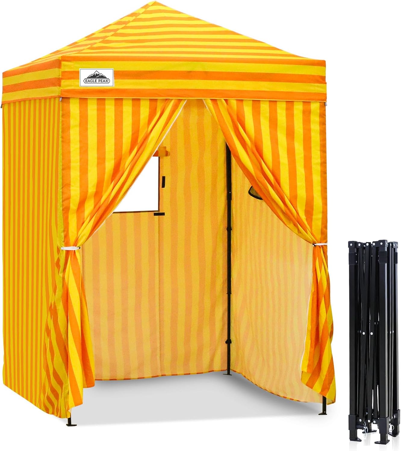 EAGLE PEAK 4x4 Pop Up Changing Tent, Outdoor Changing Room, Gray/White