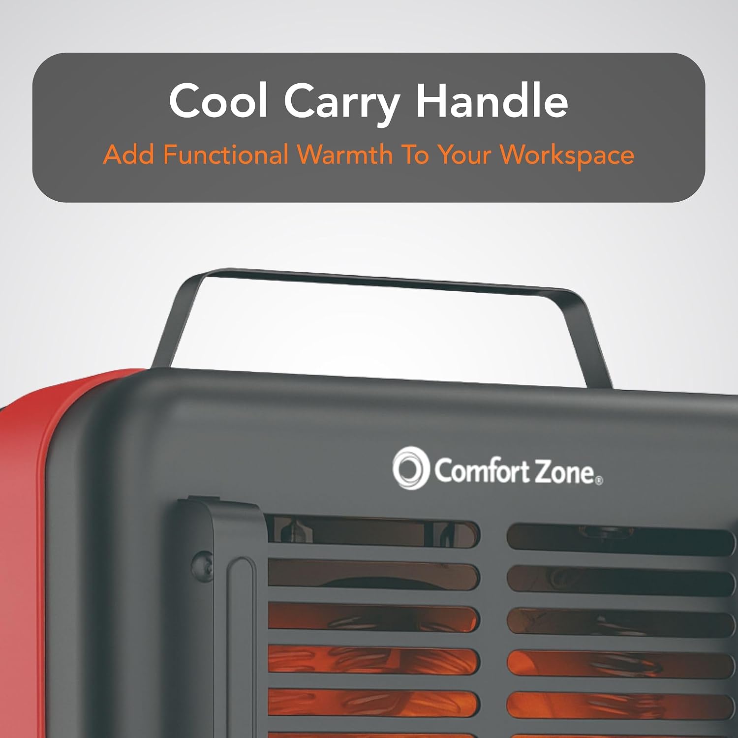 Comfort Zone Electric Portable Milkhouse Style Utility Space Heater with Adjustable Thermostat, Overheat Protection, and Safety Tip-Over Switch, Ideal for Garage or Greenhouse, 1,500W, CZ798