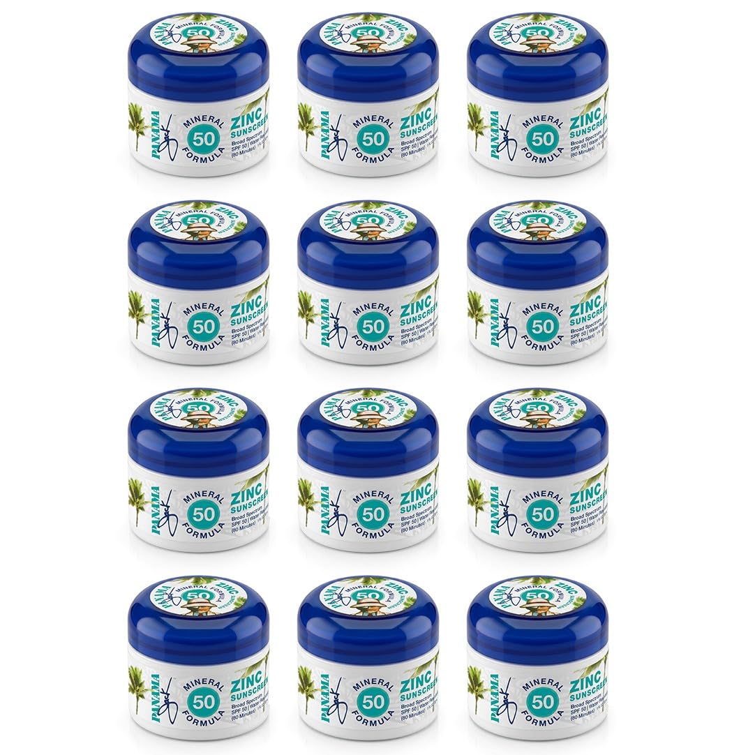 Panama Jack Sport Zinc SPF 50 Broad Spectrum Sunscreen Lotion, Water Resistant (Pack of 1)