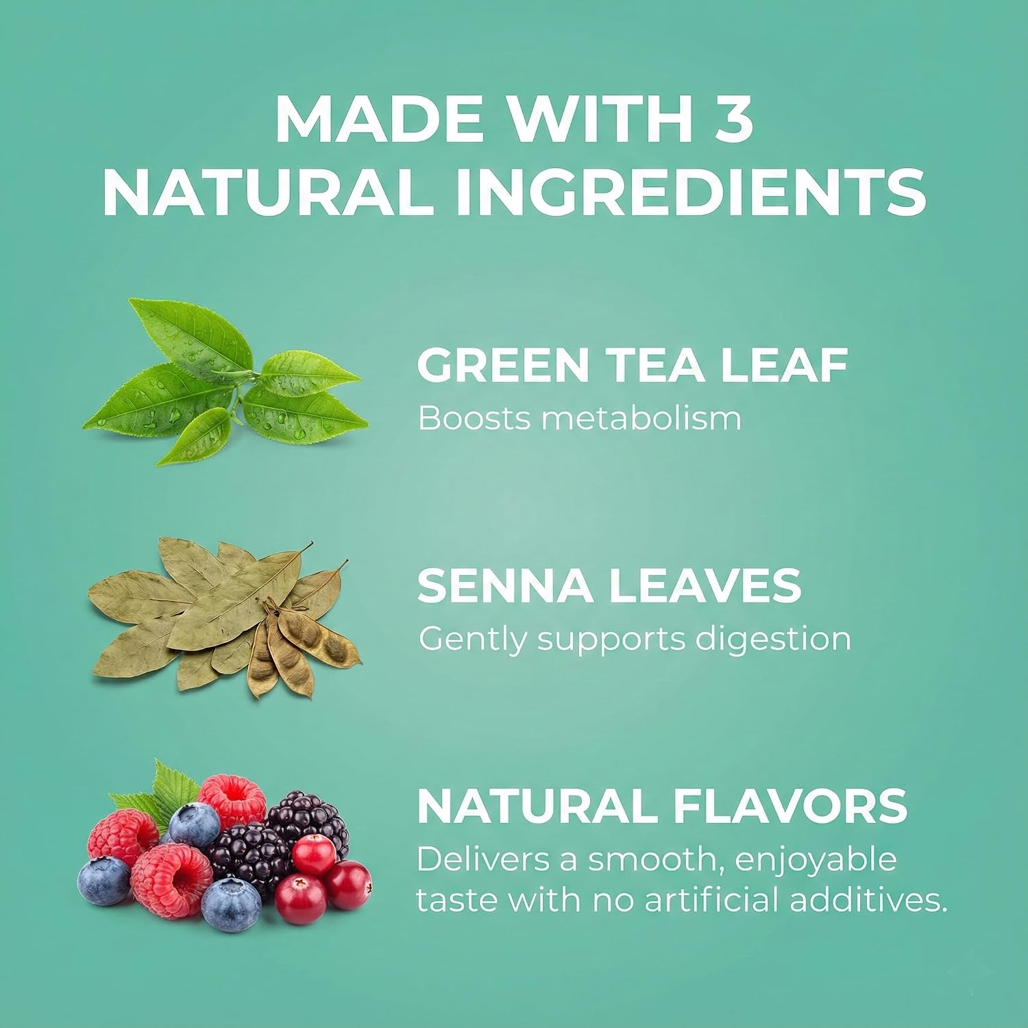 HYLEYS Slim Tea Goji Berry, Weight Loss Detox, Slimming Diet Tea, 25 Bags | Green Tea, Senna Detox & Cleanse, 3 Natural Ingredients, No Added Sugar, 1-Step Bedtime Routine, Supports Digestion