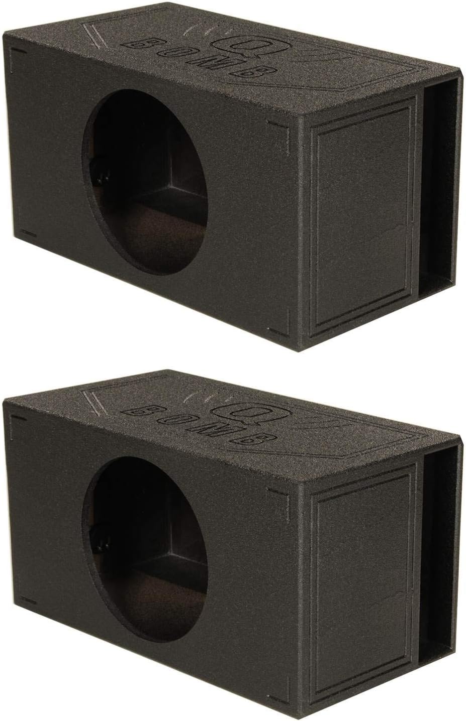Q-POWER QBOMB15VL Single 15" Vented Ported Subwoofer Sub Box Enclosure (2 Pack)