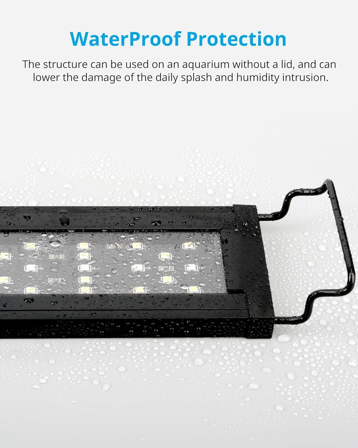 NICREW SkyLED Plus Aquarium Plant Light, Freshwater Fish Tank Light with Ramp Up and Dim Down