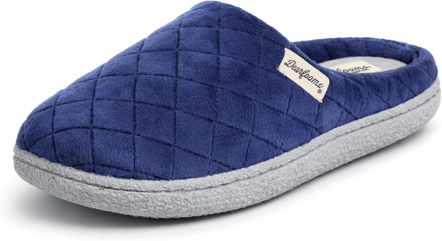 Leslie Terry Clog House Shoes with Memory Foam, Indoor Slippers with Wide Widths