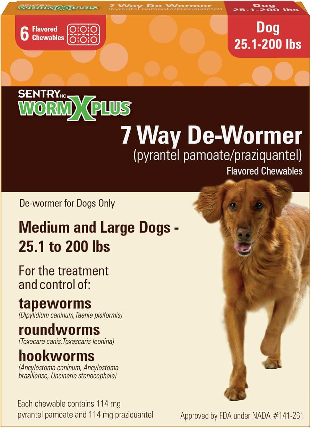 Worm X Plus 7 Way Liquid Dewormer for Dogs 2 oz Broad Spectrum Canine Anthelmintic Suspension Removes Hookworms and Roundworms for Dogs Up to 120 lbs | Ideal for Dogs up to 120 lbs; Precise Weight-Based Dosing; broad-spectrum canine parasite control; 2 o…