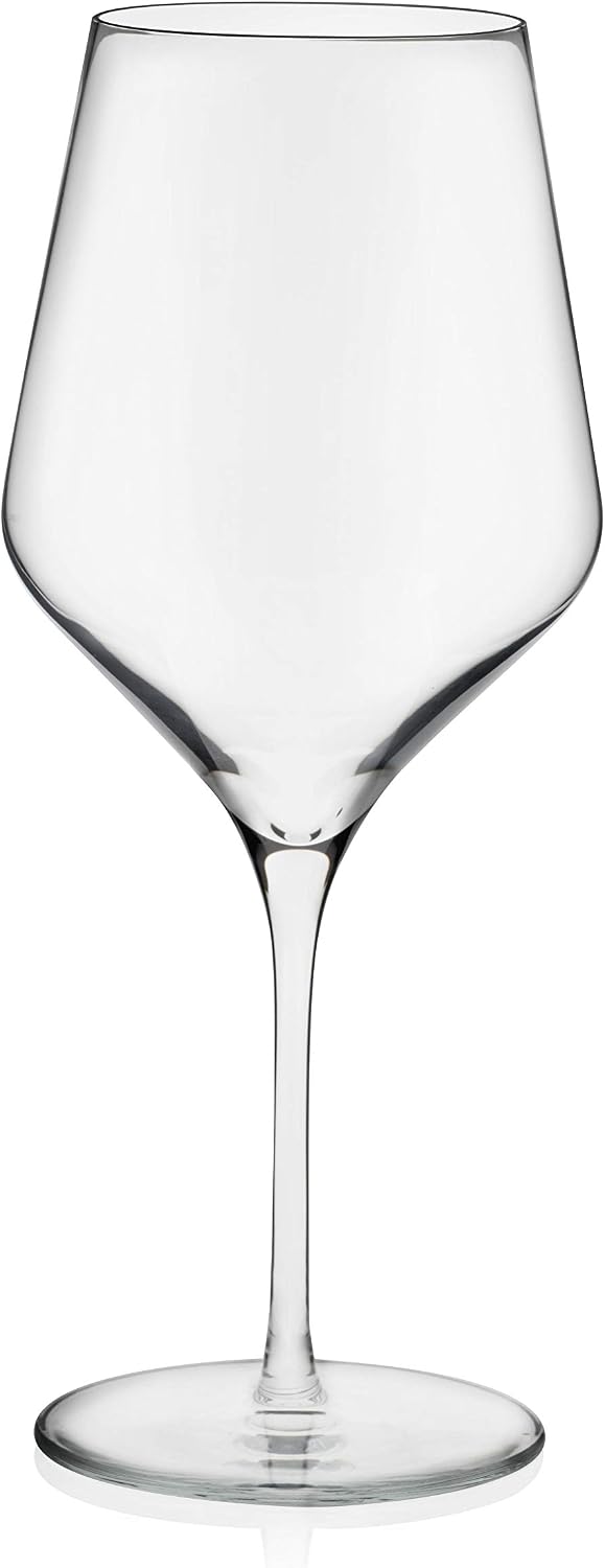Libbey Signature Red Wine Glasses Set of 4, Seamless 24 Oz Wine Glasses for Cabernet, Merlot, and More, Stemmed Wine Glasses for All Occasions