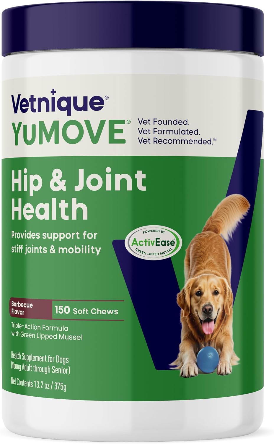 YuMOVE Adult Dog Hip & Joint Supplement Chews Green Lipped Mussel 300ct