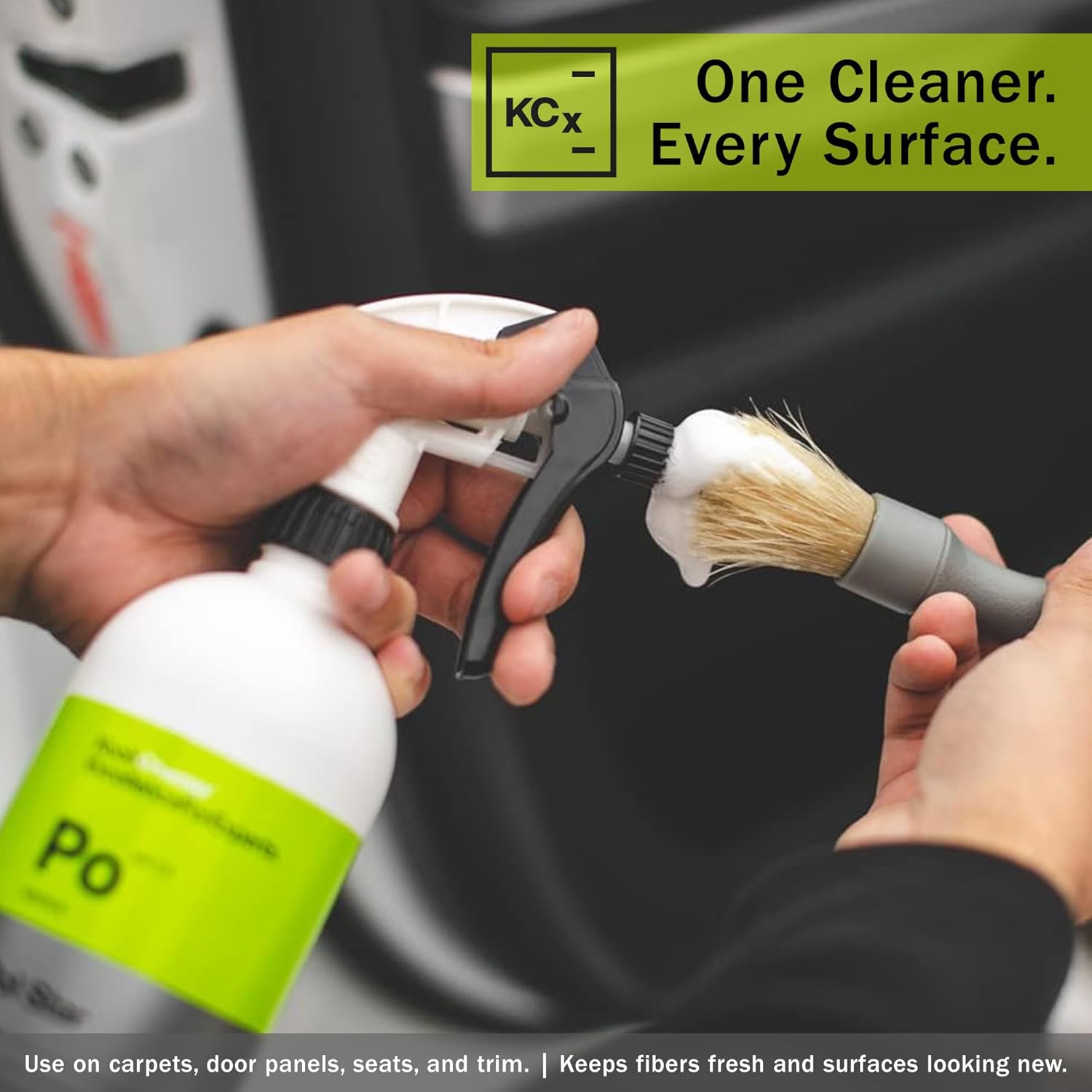KOCHCHEMIE Pol Star - Vehicle Leather & Suede Cleaner, Effective Natural Vehicle Cleaner with Protection Formula