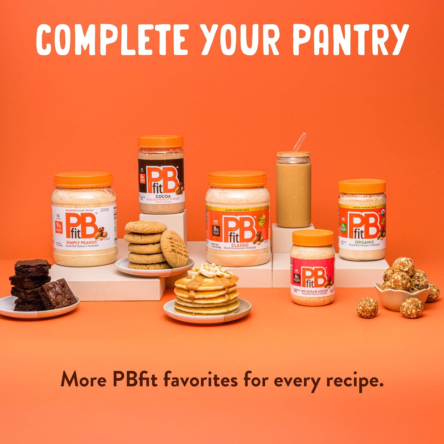 PBfit Cocoa Peanut Butter Powder 30 Oz, Peanut Spread with 6g Protein