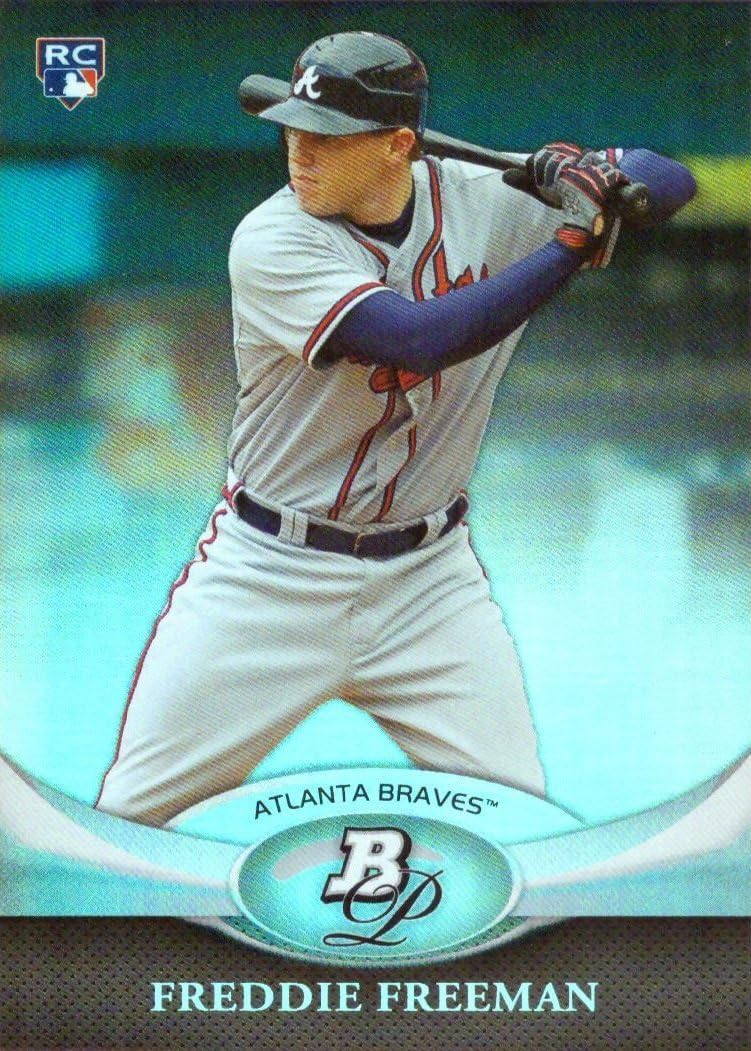2011 Bowman Platinum Baseball #57 Freddie Freeman Rookie Card