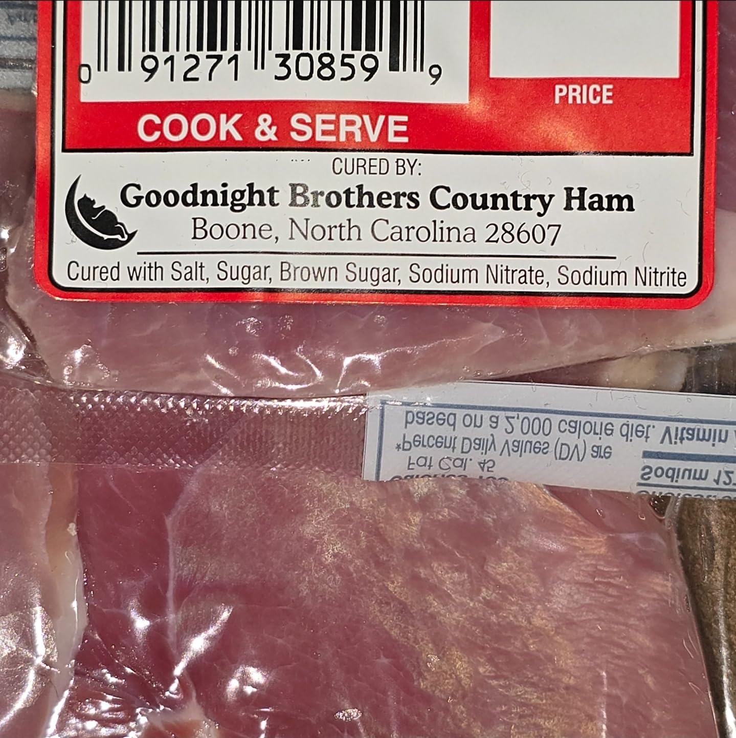 Dan'l Boone Inn Brand Country Ham Biscuit Cut 5-3oz Packs