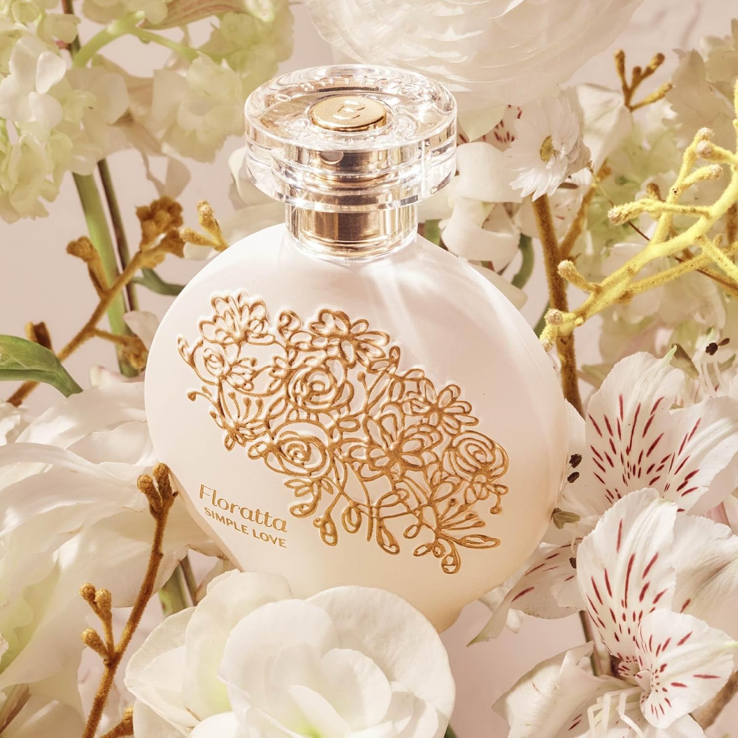 O Boticário Floratta Rose Eau de Toilette - Classic Floral Fragrance for Women - Fresh Gardenia & Romantic Rose - Long Lasting Everyday Womens Perfume - Cruelty-Free & Vegan - 2.5 oz (75 ml) | Classic fresh gardenia and romantic rose scent profile. Light…