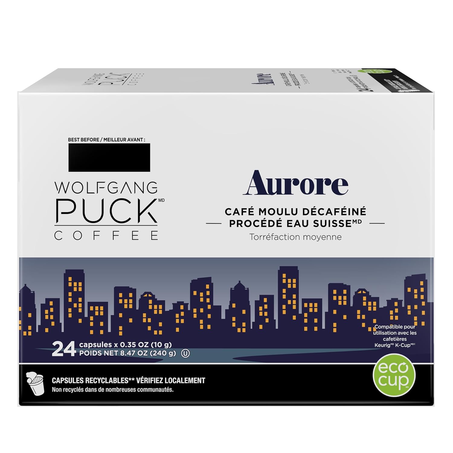 Wolfgang Puck Coffee Single Serve Capsules, Compatible with Keurig K-Cup Brewers, Hawaiian Hazelnut, 24 Count
