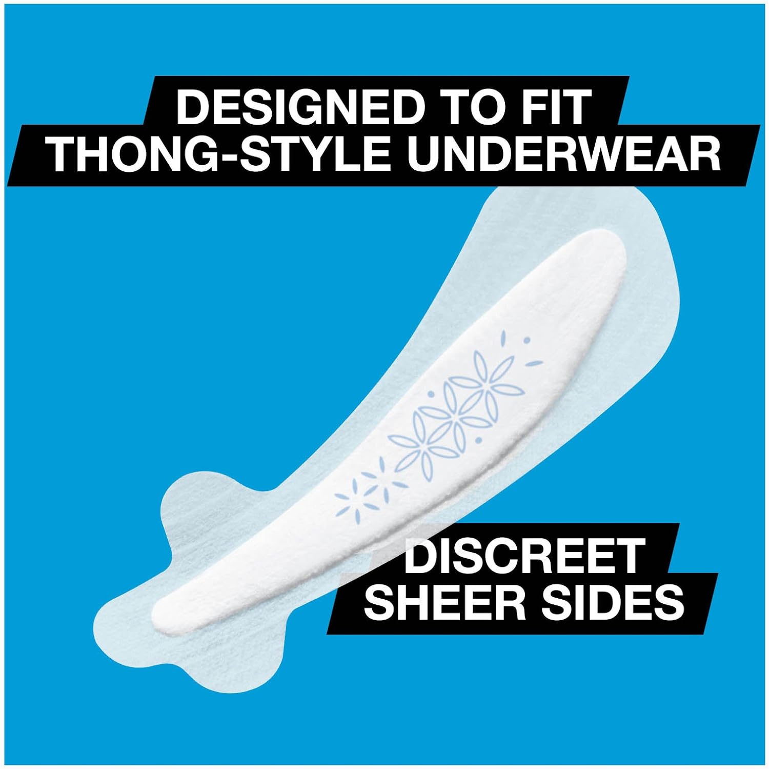 U by Kotex Barely There Thong Pantiliners 50 ea (Pack of 2)