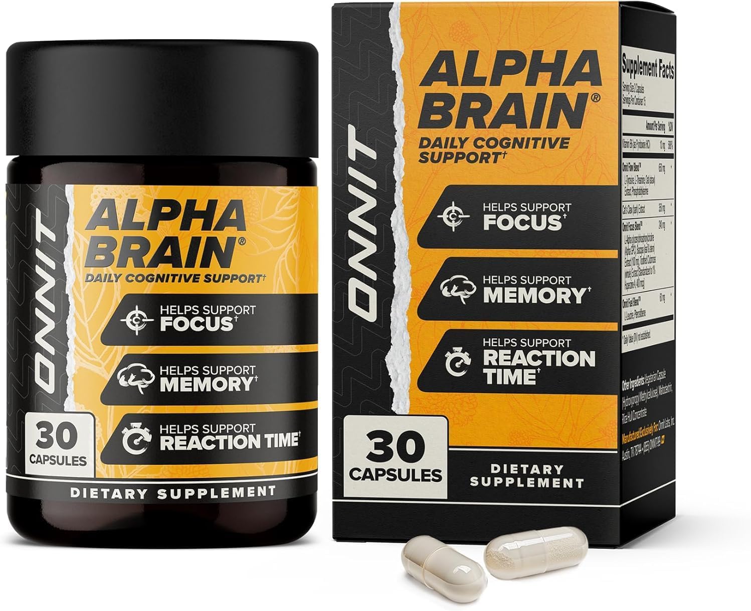 Onnit Labs Alpha Brain, 30 CT