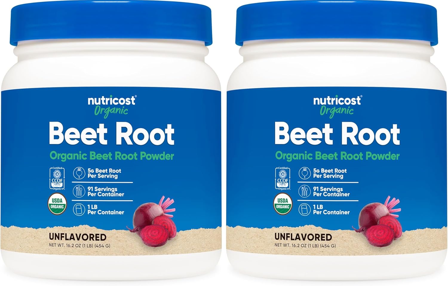 Nutricost Organic Beet Root Powder (1 LB) Certified USDA Organic