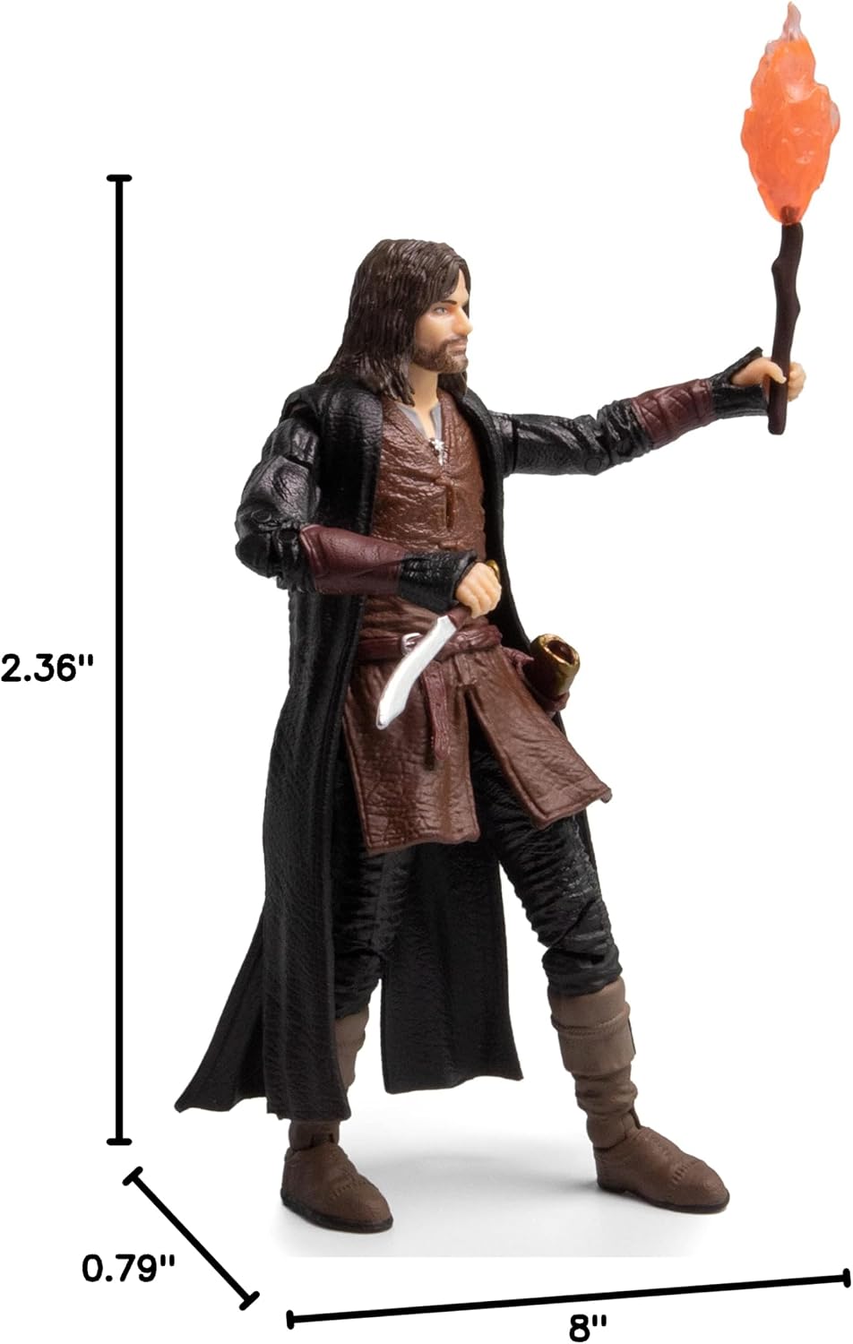 The Loyal Subjects The Lord of The Rings Gandalf BST AXN 5" Action Figure with Accessories
