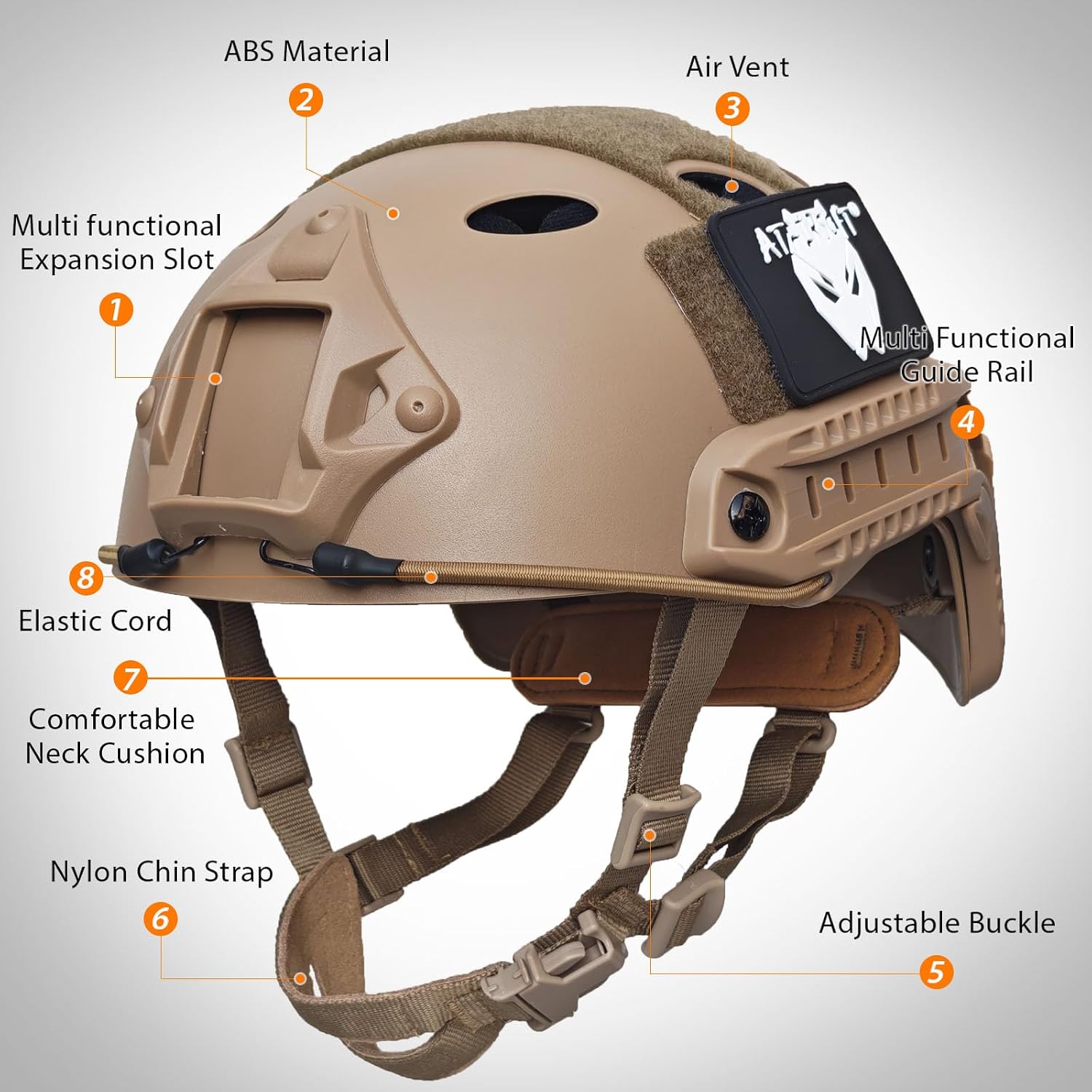 PJ Type Tactical Paintball Airsoft Fast Helmet